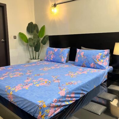 Sky Blue Cherry Blossom