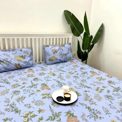 Pastel Blue Garden Bloom